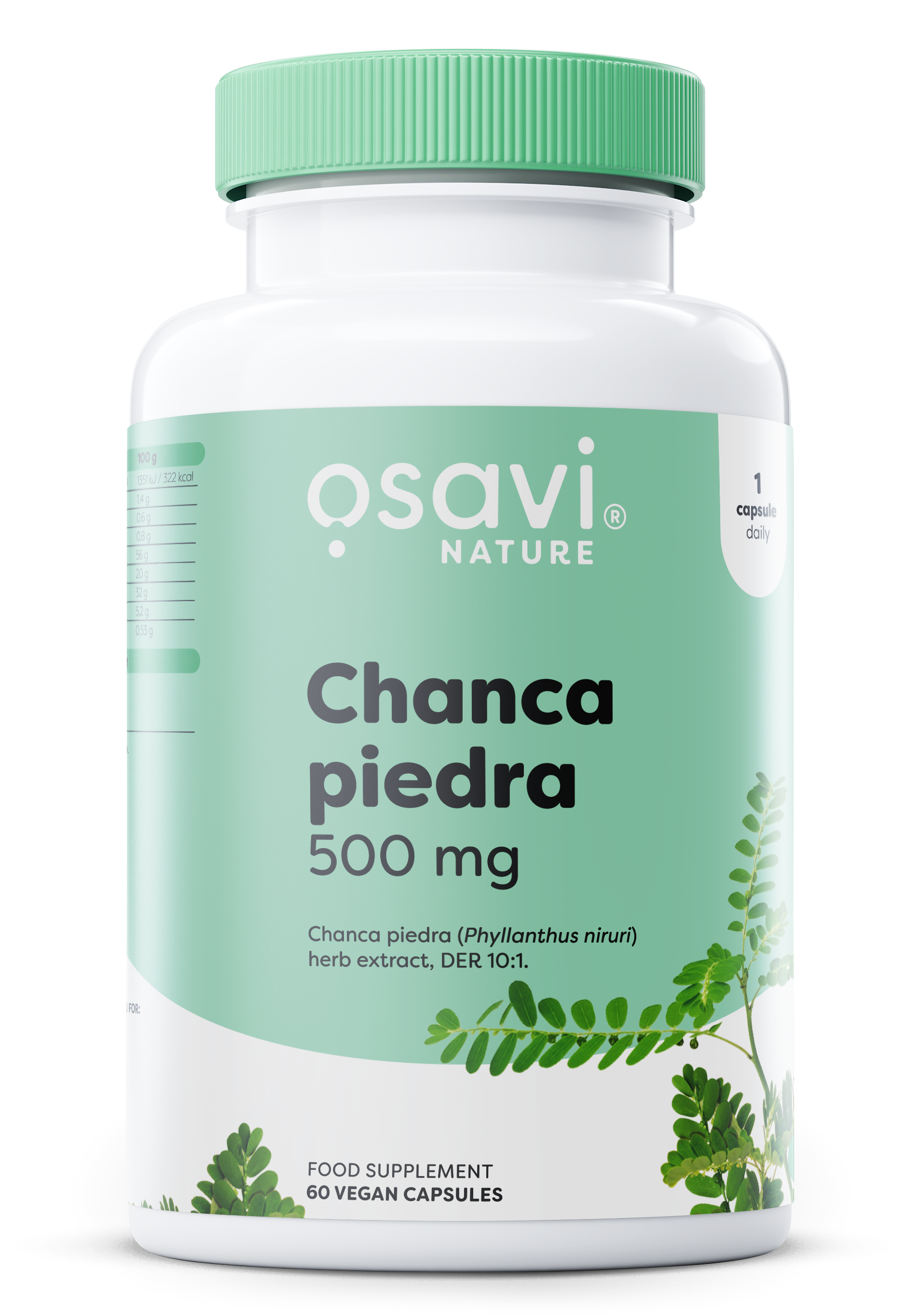 Chanca Piedra, 500mg - 60 vegan caps - Osavi | Vaistine1.lt | WestPharmacy.eu