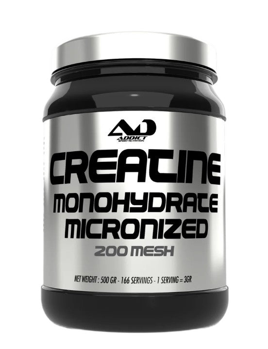 Creatine Monohydrate Micronized 200 Mesh - 500g - Addict Sport Nutrition