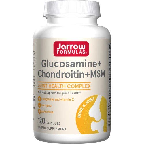 Glucosamine + Chondroitin + MSM - 120 caps - Jarrow Formulas