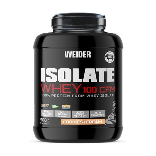 Isolate Whey 100 CFM, Cookies & Cream - 908g - Weider