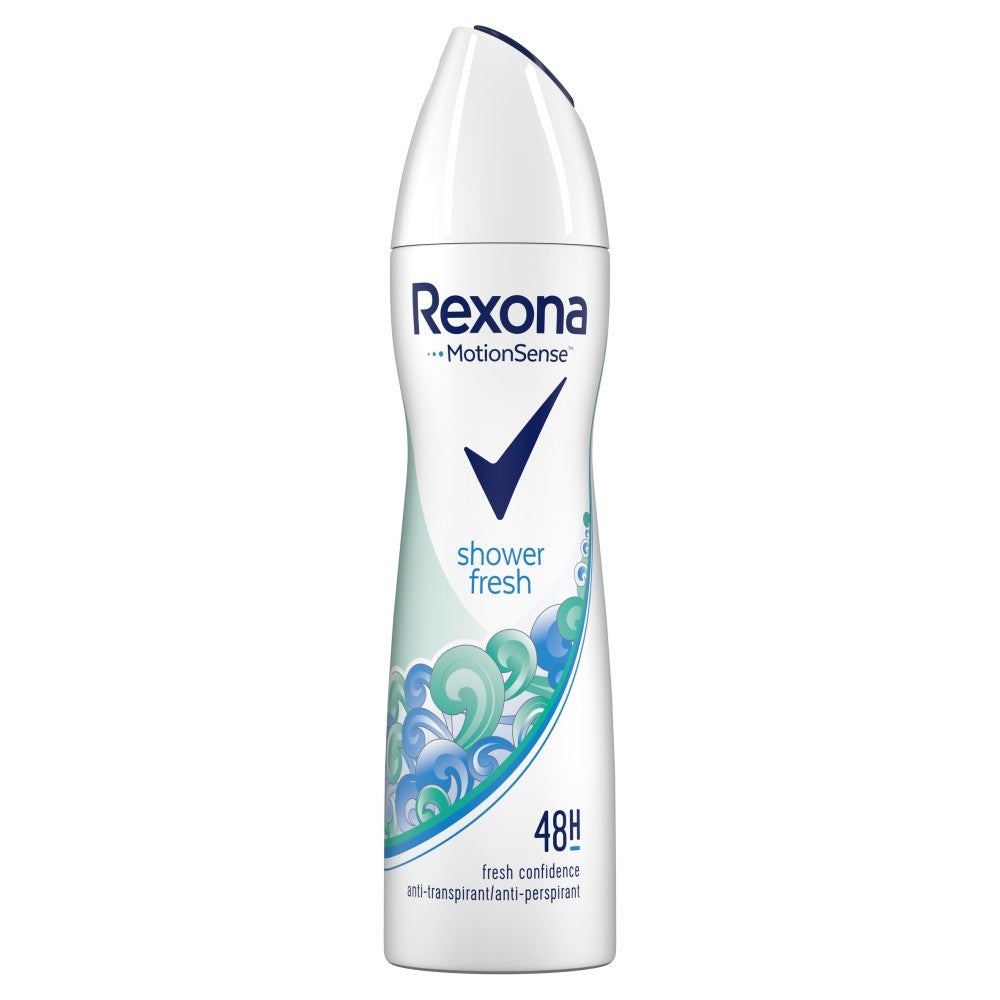 Rexona Motion Sense moterų dezodorantas purškiklis Dušo gaiva | Vaistine1.lt