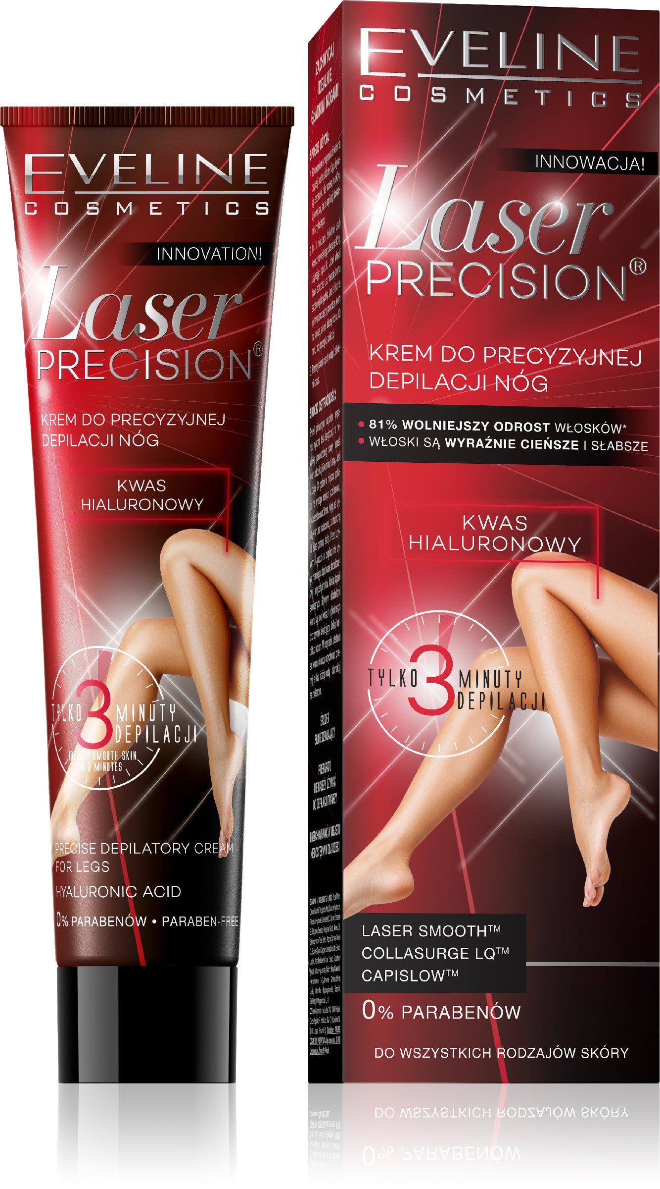 Eveline Laser Precision Leg Depilatory Cream 3-Minute 125ml | Vaistine1.lt