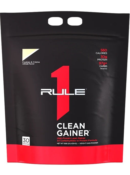 R1 Clean Gainer, Cookies & Creme - 4380g - Rule One
