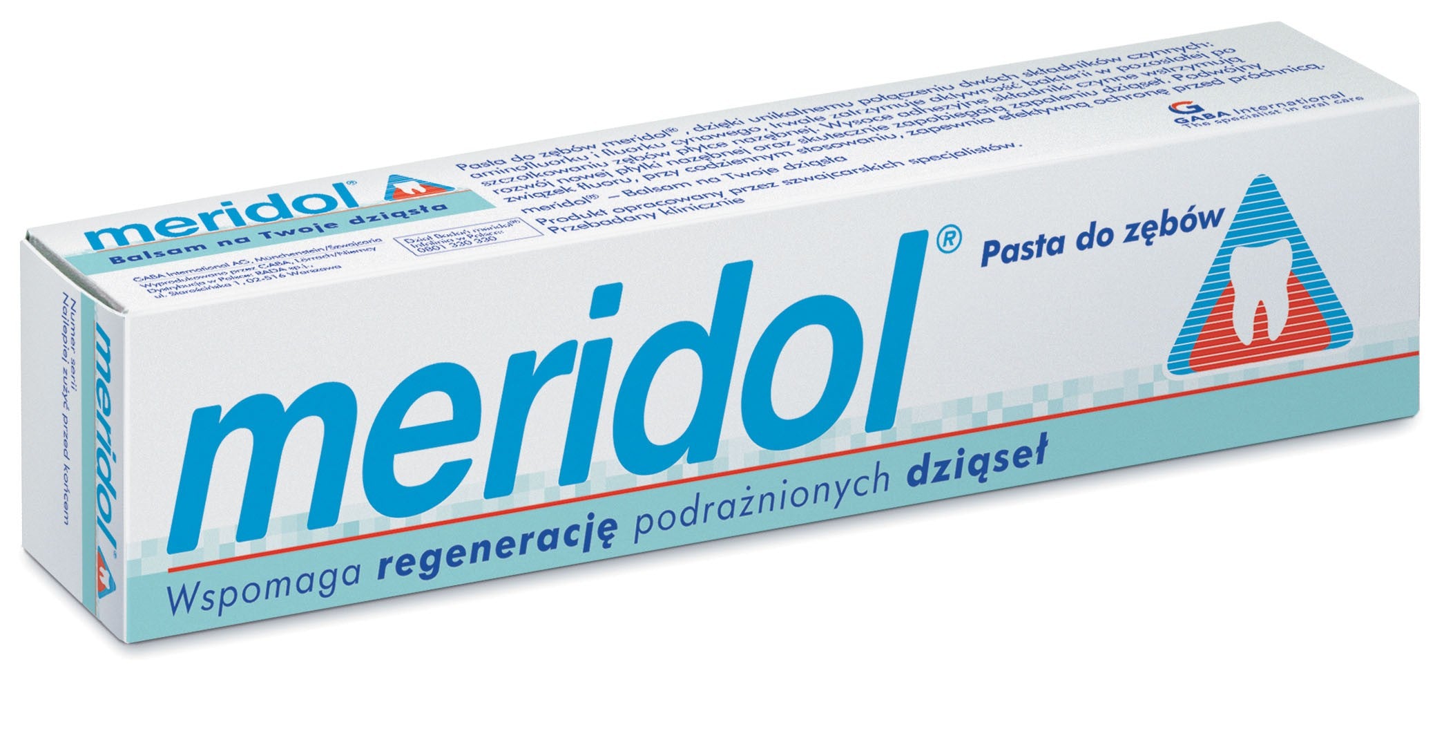 Meridol Regeneration of irritated gums Toothpaste + second one free 75ml x 2 | Vaistine1.lt