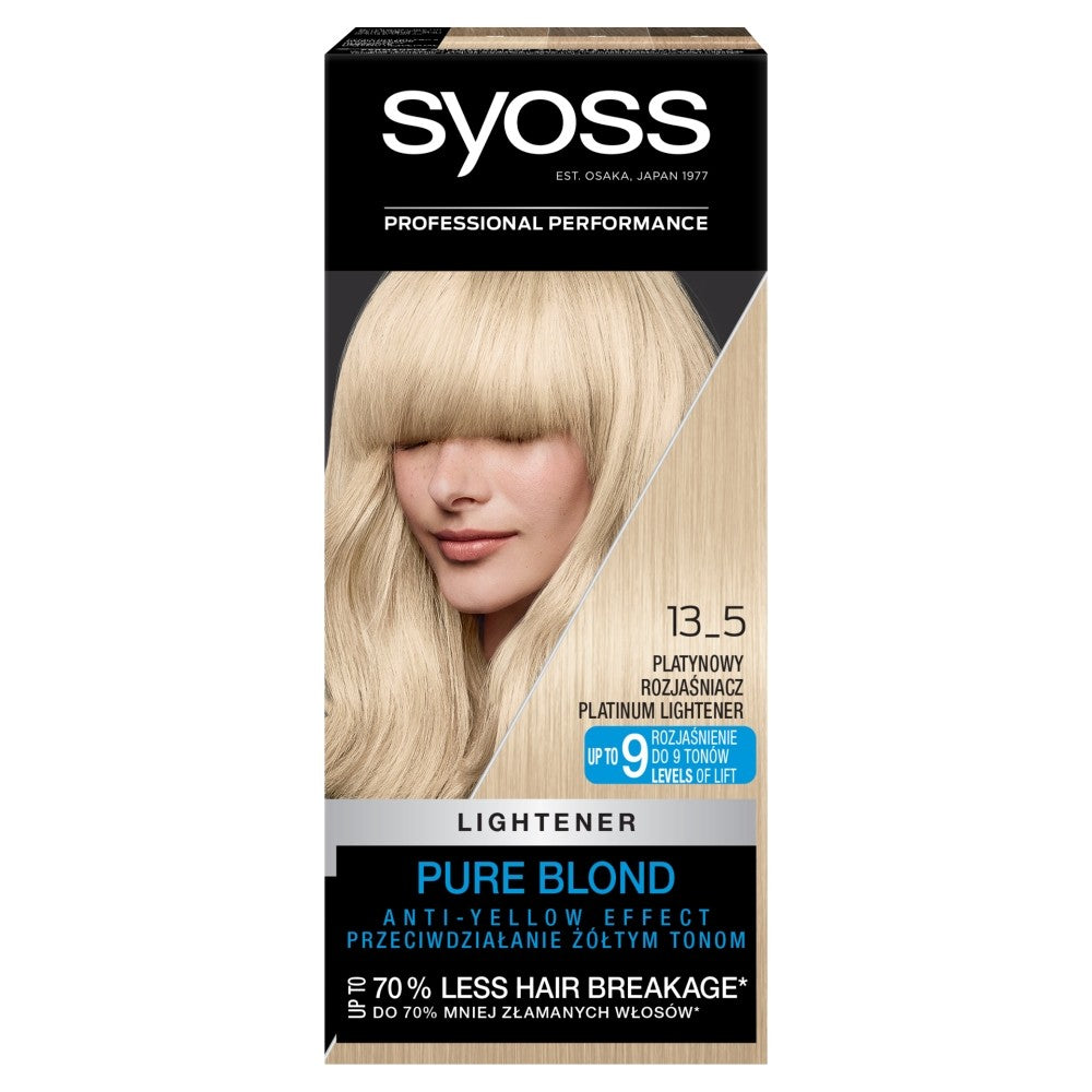 Schwarzkopf Syoss Hair Color 13-5 platinum lightener 1op. | Vaistine1.lt