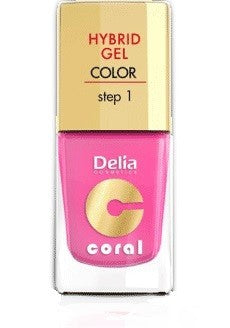 Delia Cosmetics Coral Hybrid Gel Nail Polish No. 22 Candy Pink 11ml | Vaistine1.lt