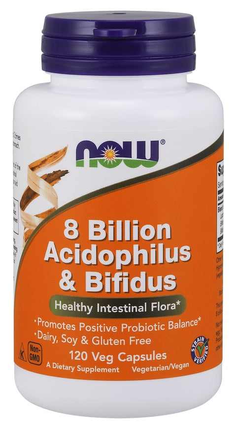 8 Billion Acidophilus & Bifidus - 120 vcaps | Vaistine1.lt | WestPharmacy.eu