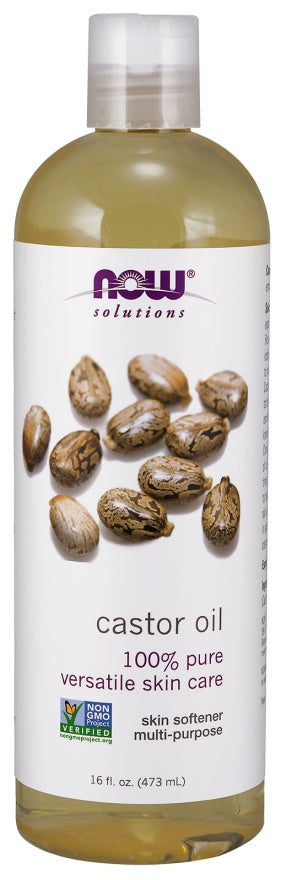 Castor Oil, 100% Pure - 473 ml - NOW Foods | Vaistine1.lt | WestPharmacy.eu