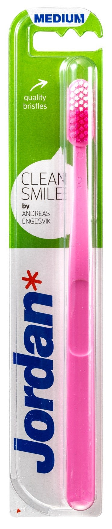 Jordan Clean Smile medium toothbrush 1 piece | Vaistine1.lt