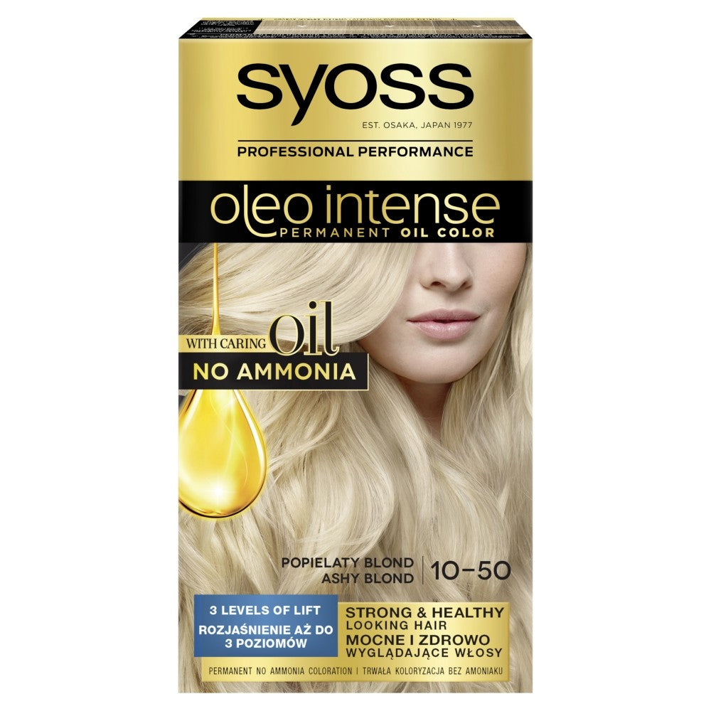 Schwarzkopf Syoss Hair Color Oleo 10-50 Ash Blonde | Vaistine1.lt