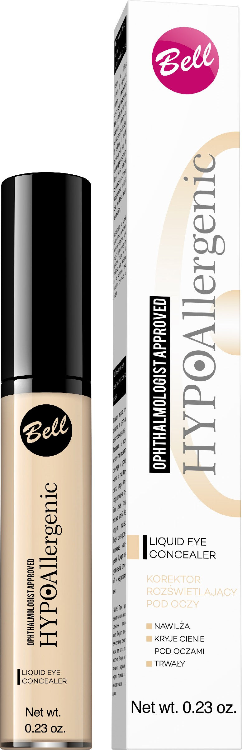 Bell Hypoallergenic Illuminating Concealer under the eyes no. 01 6.5g | Vaistine1.lt