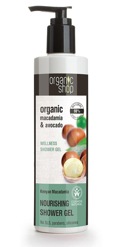 Organic Shop Moisturizing Shower Gel Kenyan Macadamia 280 ml | Vaistine1.lt