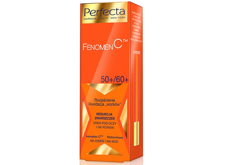 Perfecta Fenomen C 50+/60+ Eye and Eyelid Cream Brightening, removal of 'bags', wrinkle reduction 15ml | Vaistine1.lt