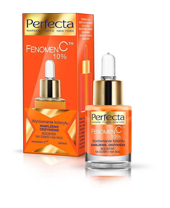 Perfecta Phenomen C 10% Booster Color balancing, hydration, nourishment for day and night 15ml | Vaistine1.lt