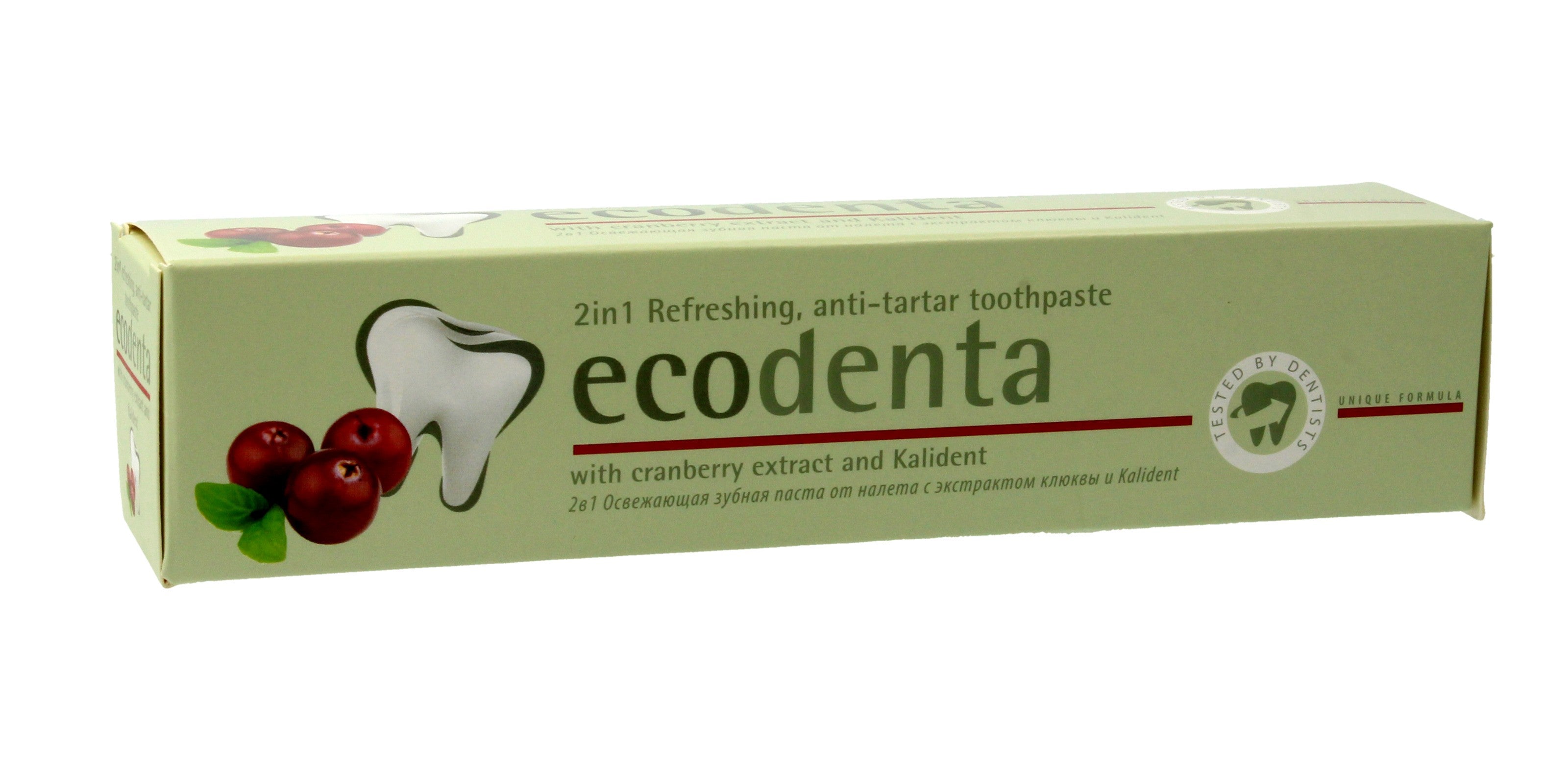 ECODENTA Cranberry tartar control toothpaste | Vaistine1.lt