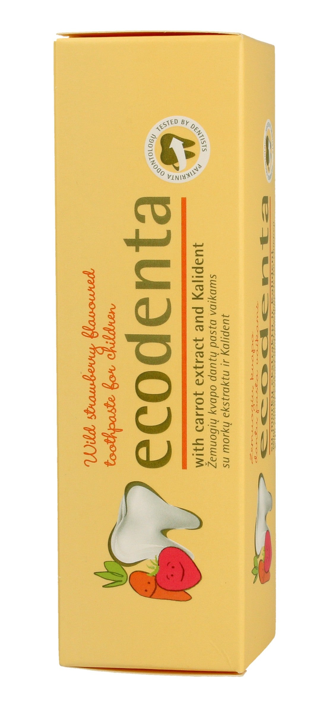 ECODENTA Strawberry Toothpaste for Children 75 ml | Vaistine1.lt