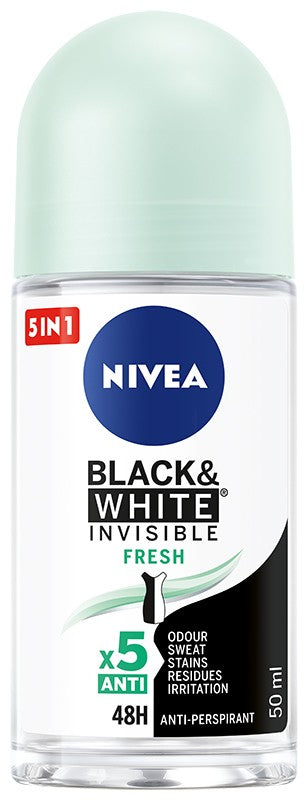 Nivea Deodorant INVISIBLE FRESH roll-on women's 50ml | Vaistine1.lt | WestPharmacy.eu