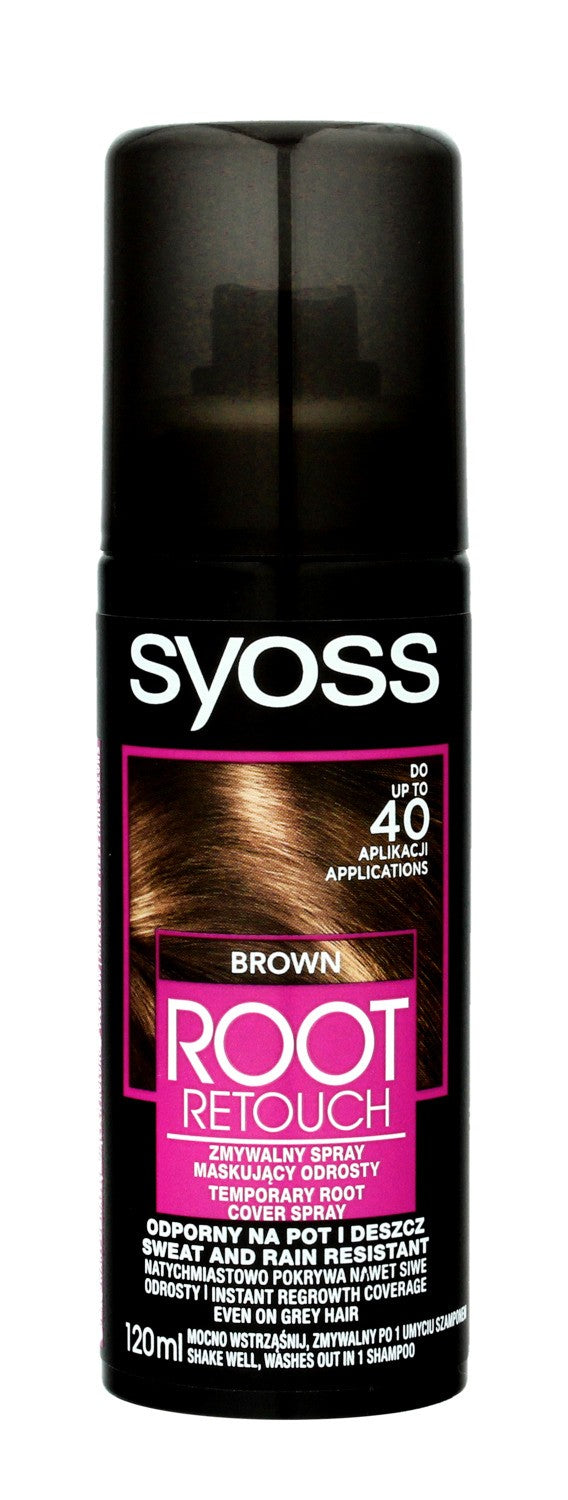 Syoss Root Retoucher Concealing Spray for Roots - Brown 120ml | Vaistine1.lt