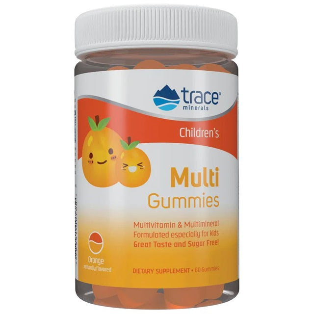 Children's Multi Gummies, Orange - 60 gummies - Trace Minerals | Vaistine1.lt | WestPharmacy.eu