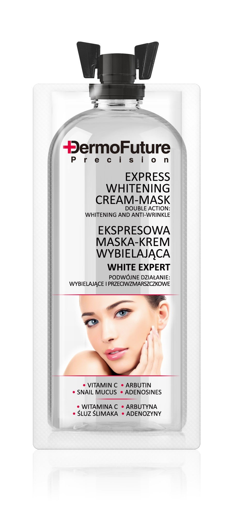 Dermofuture Precision Express whitening cream mask 12ml-sachet | Vaistine1.lt