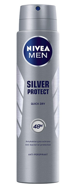 Nivea Deodorant SILVER PROTECT men's spray 250ml | Vaistine1.lt | WestPharmacy.eu