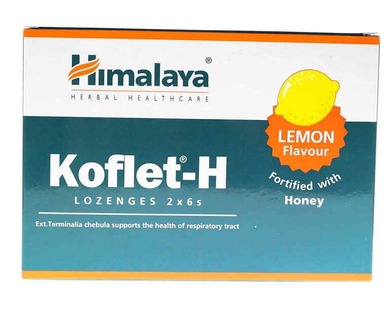 Koflet-H, Lemon - 12 lozenges - Himalaya | Vaistine1.lt | WestPharmacy.eu