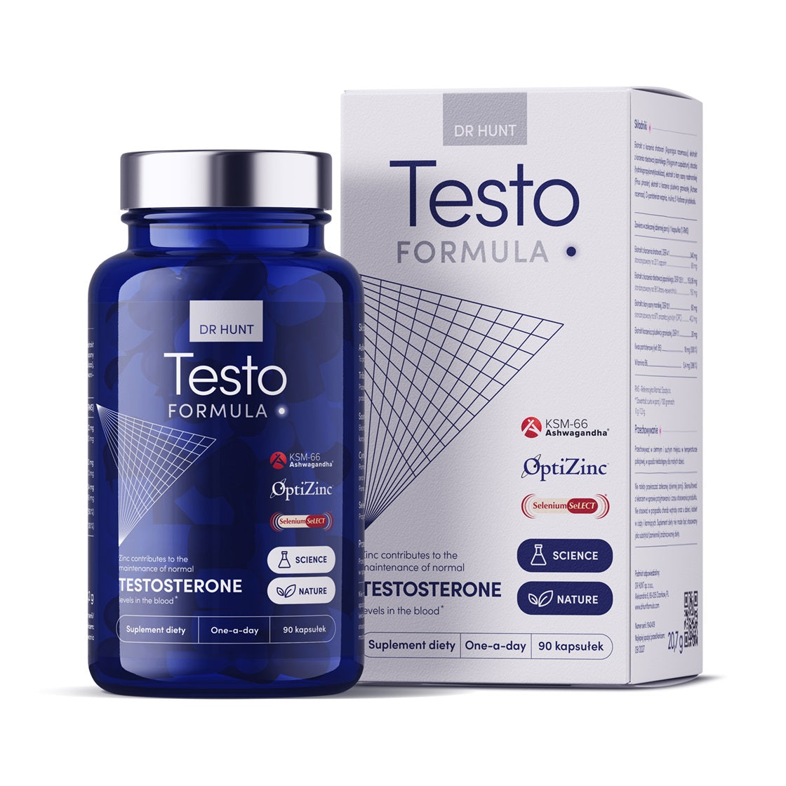 Testo Formula - 90 vegan caps - Dr Hunt