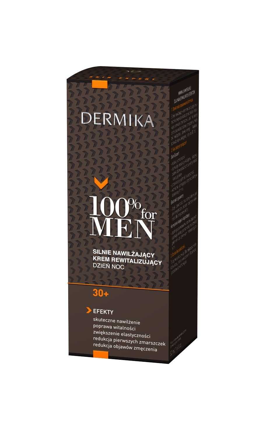 Dermika 100% for Men Cream 30+ intensely moisturizing and revitalizing for day and night 50ml | Vaistine1.lt