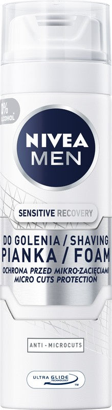 Nivea Men Sensitive Recovery Shaving Foam 200ml | Vaistine1.lt | WestPharmacy.eu