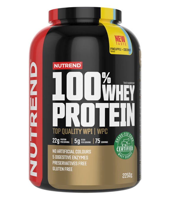 100% Whey Protein, Pineapple + Coconut - 2250g - Nutrend