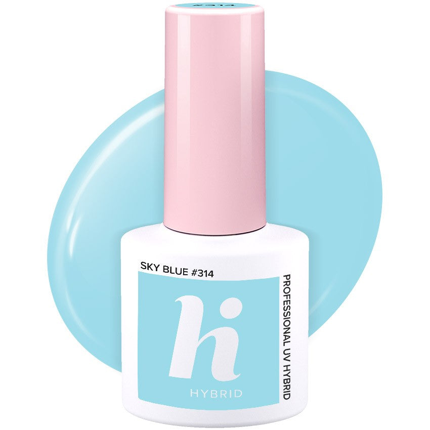 Hi Hybrid Hybrid Lacquer No. 314 Sky Blue 5ml | Vaistine1.lt