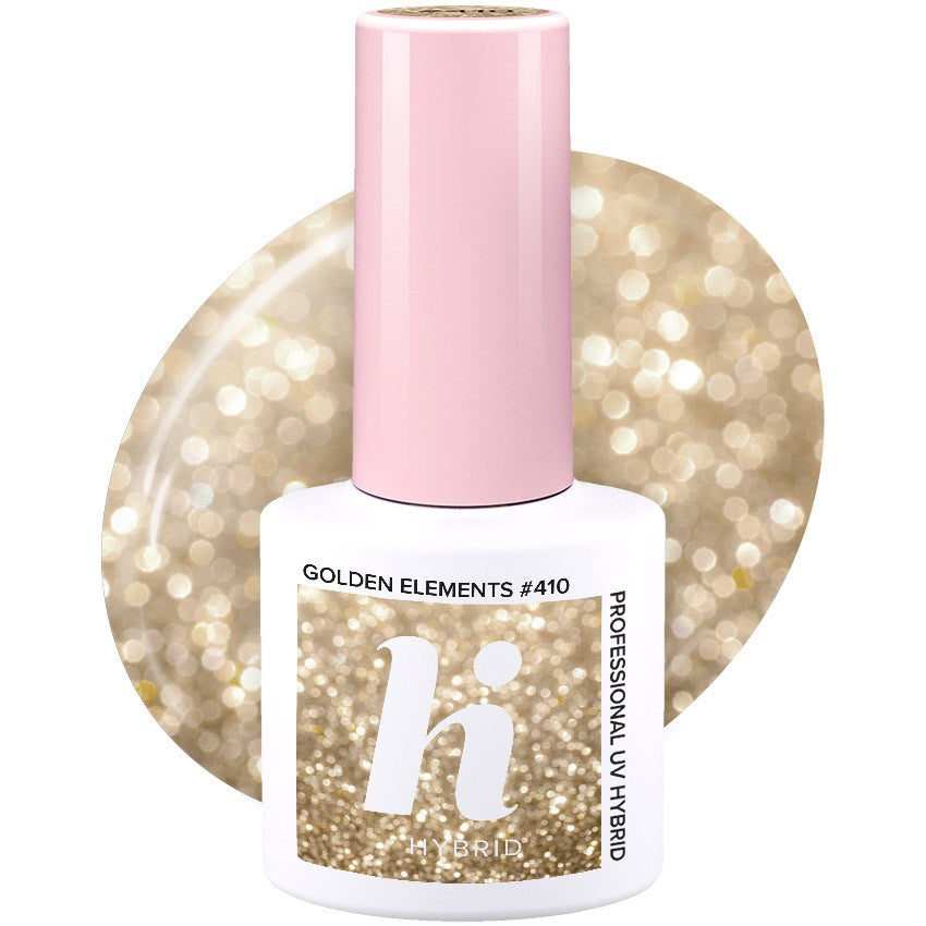 Hi Hybrid Hybrid Lacquer No. 410 Golden Elements 5ml | Vaistine1.lt