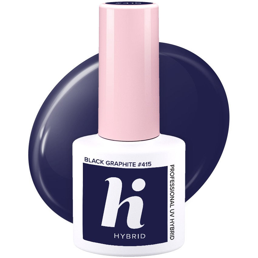 Hi Hybrid Hybrid Lacquer No. 415 Black Graphite 5ml | Vaistine1.lt