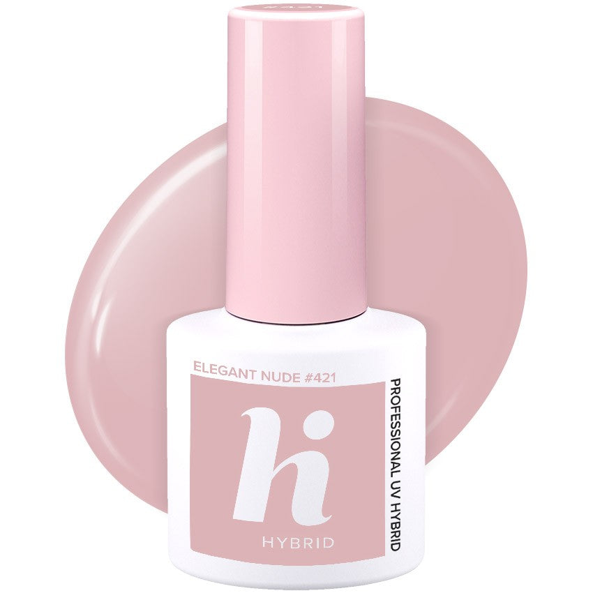 Hi Hybrid Hybrid Lacquer No. 421 Elegant Nude 5ml | Vaistine1.lt