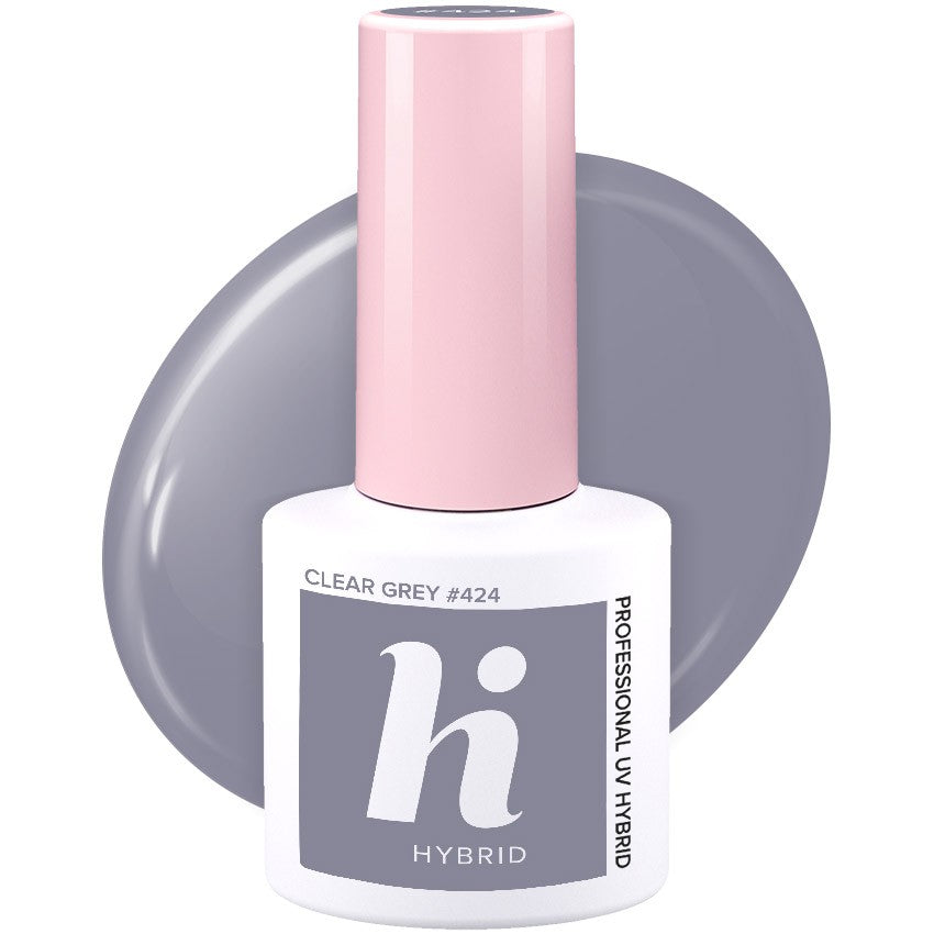 Hi Hybrid Hybrid Lacquer No. 424 Clear Grey 5ml | Vaistine1.lt