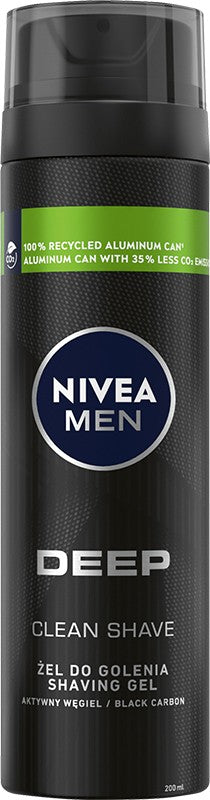 NIVEA MEN DEEP CLEAN shaving gel 200ml | Vaistine1.lt | WestPharmacy.eu