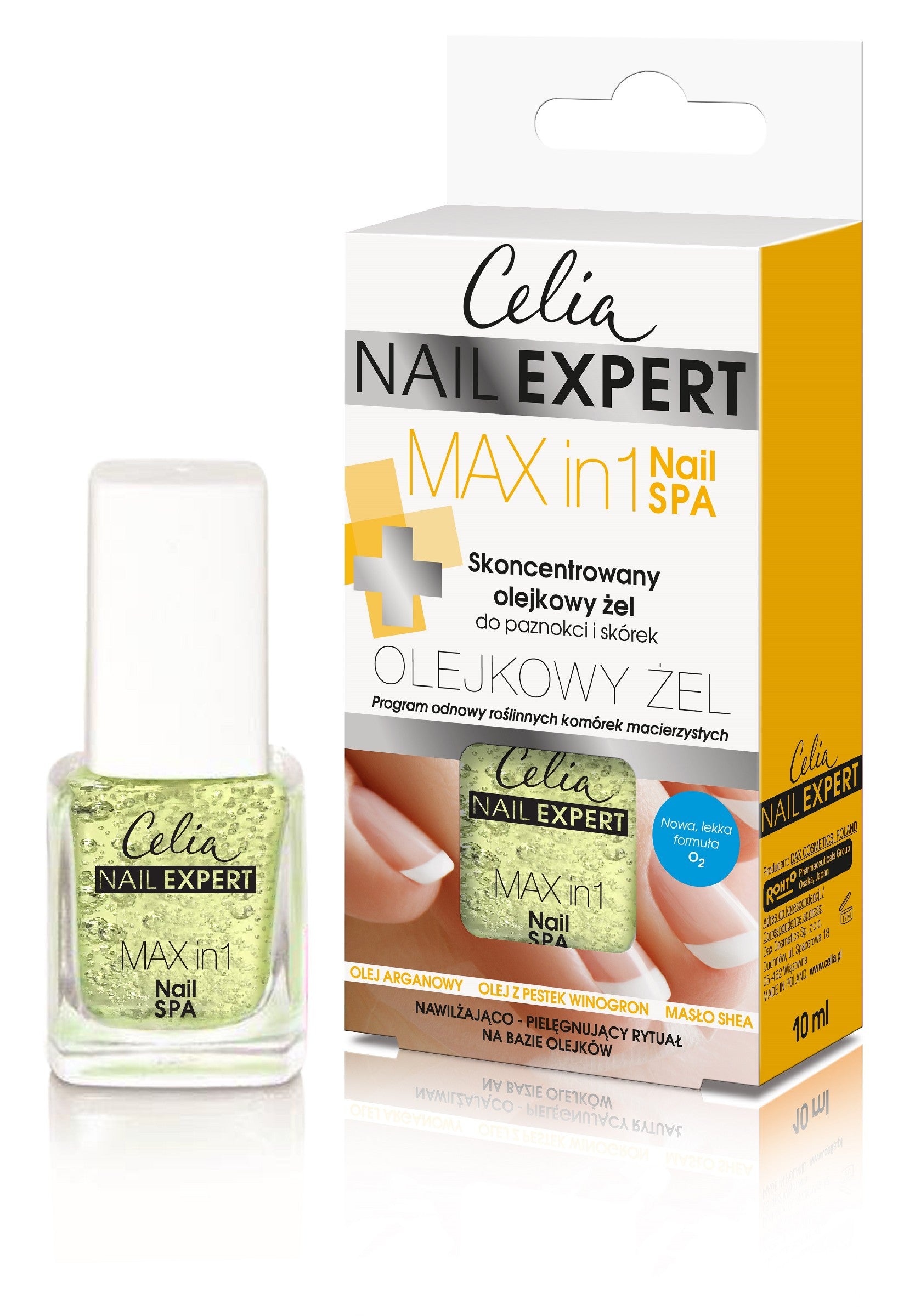 Celia Nail Expert Concentrated oil gel for nails and cuticles Max in 1 Nail SPA 10ml | Vaistine1.lt