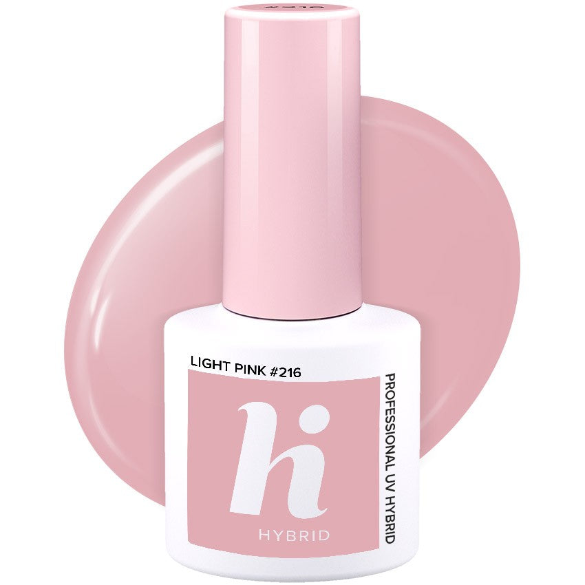 Hi Hybrid Lacquer hybrid Unicorn no 216 Light Pink 5ml | Vaistine1.lt