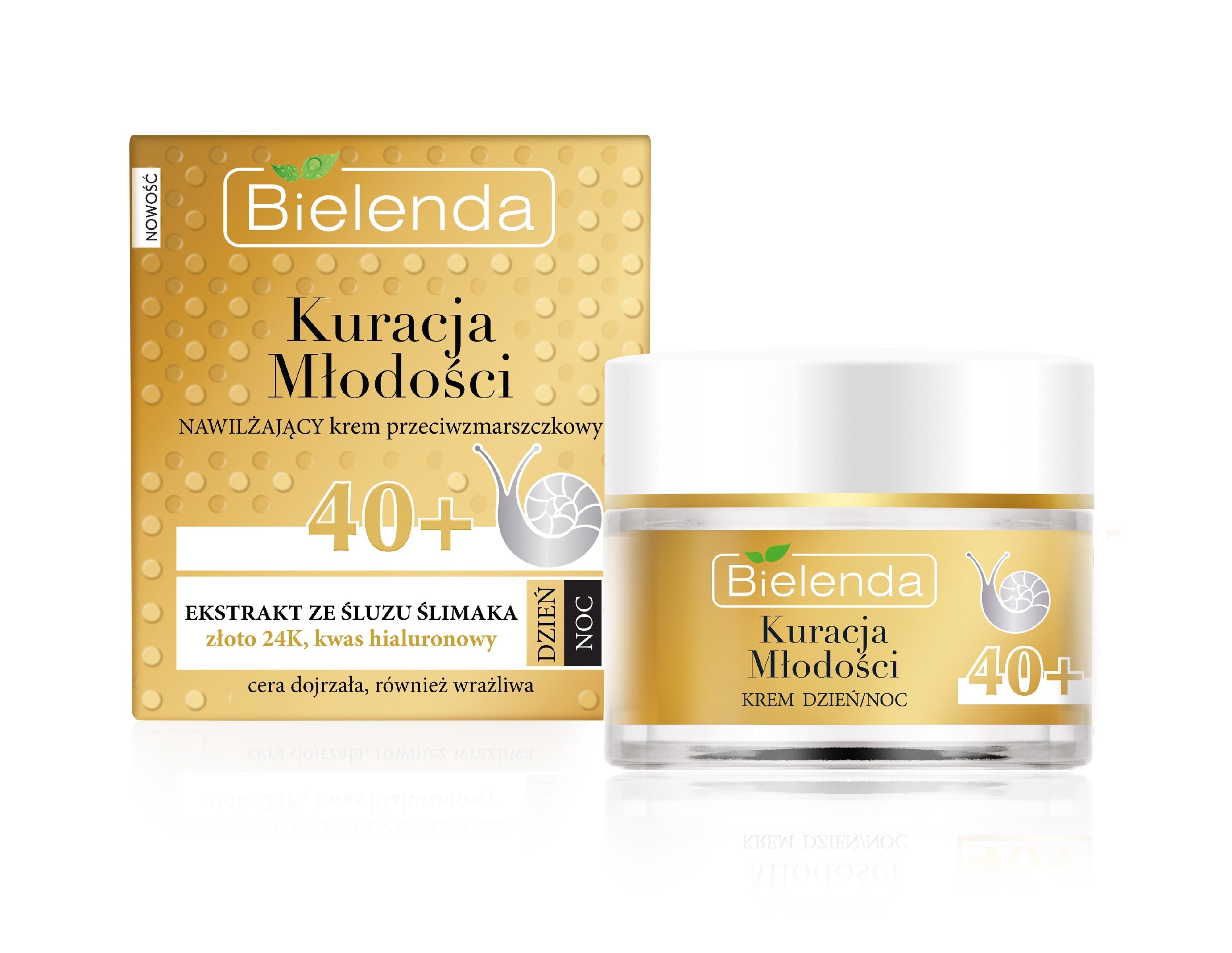 Bielenda Youth Cure 40+ Moisturizing Anti-Wrinkle Cream for Day and Night 50ml | Vaistine1.lt