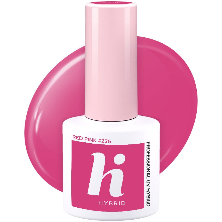 Hi Hybrid Hybrid Lacquer No. 225 Red Pink 5ml | Vaistine1.lt