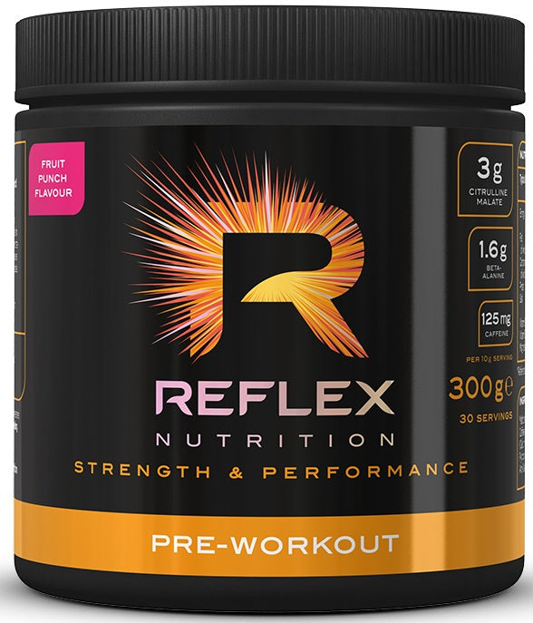 Pre-Workout, Fruit Punch - 300g - Reflex Nutrition
