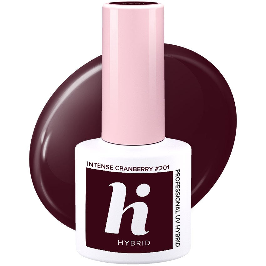 Hi Hybrid Hybrid Lacquer No. 201 Intense Cranberry 5ml | Vaistine1.lt