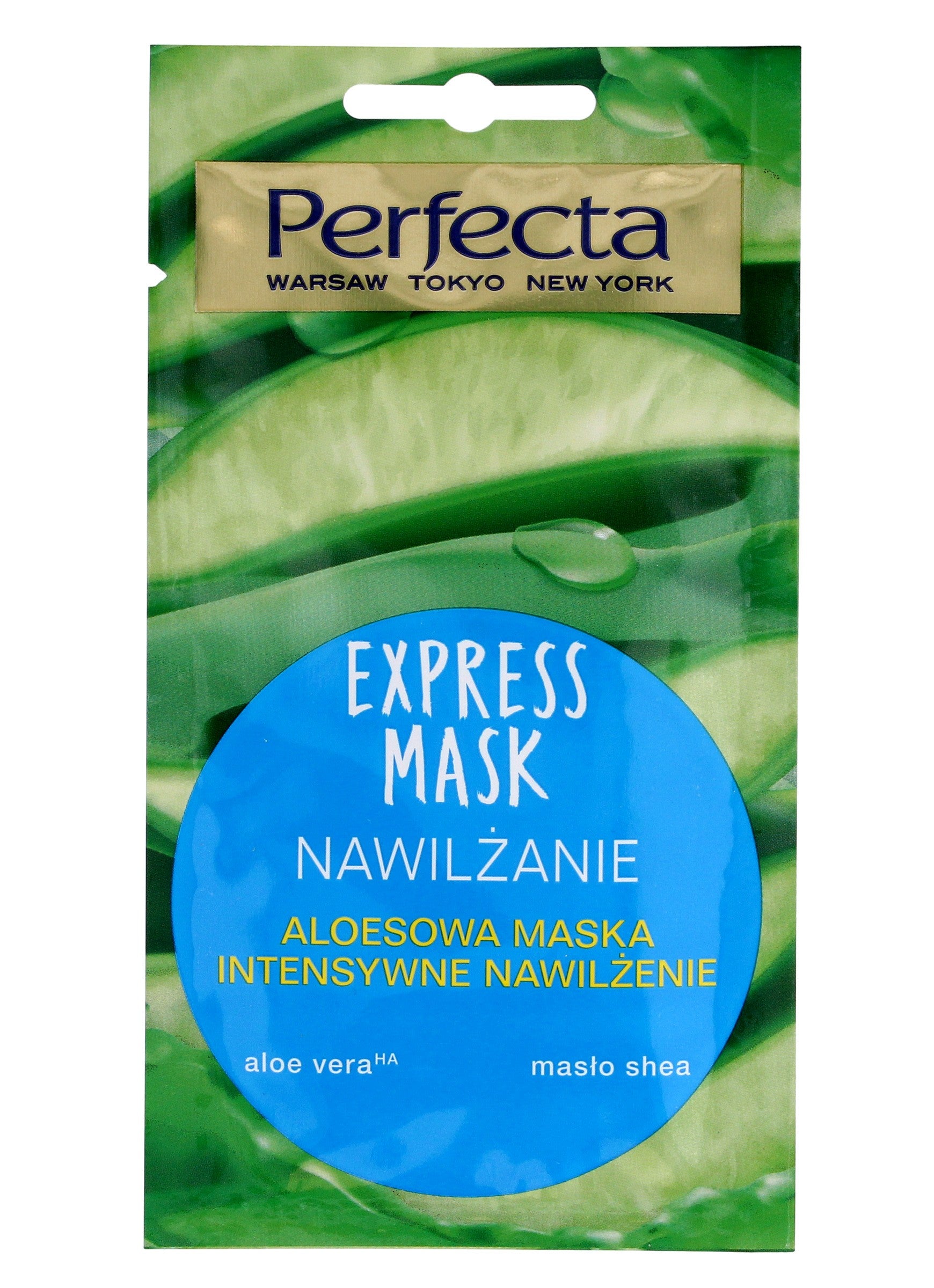 Perfecta Express kaukė Aloe kaukė intensyvus drėkinimas 8ml | Vaistine1.lt