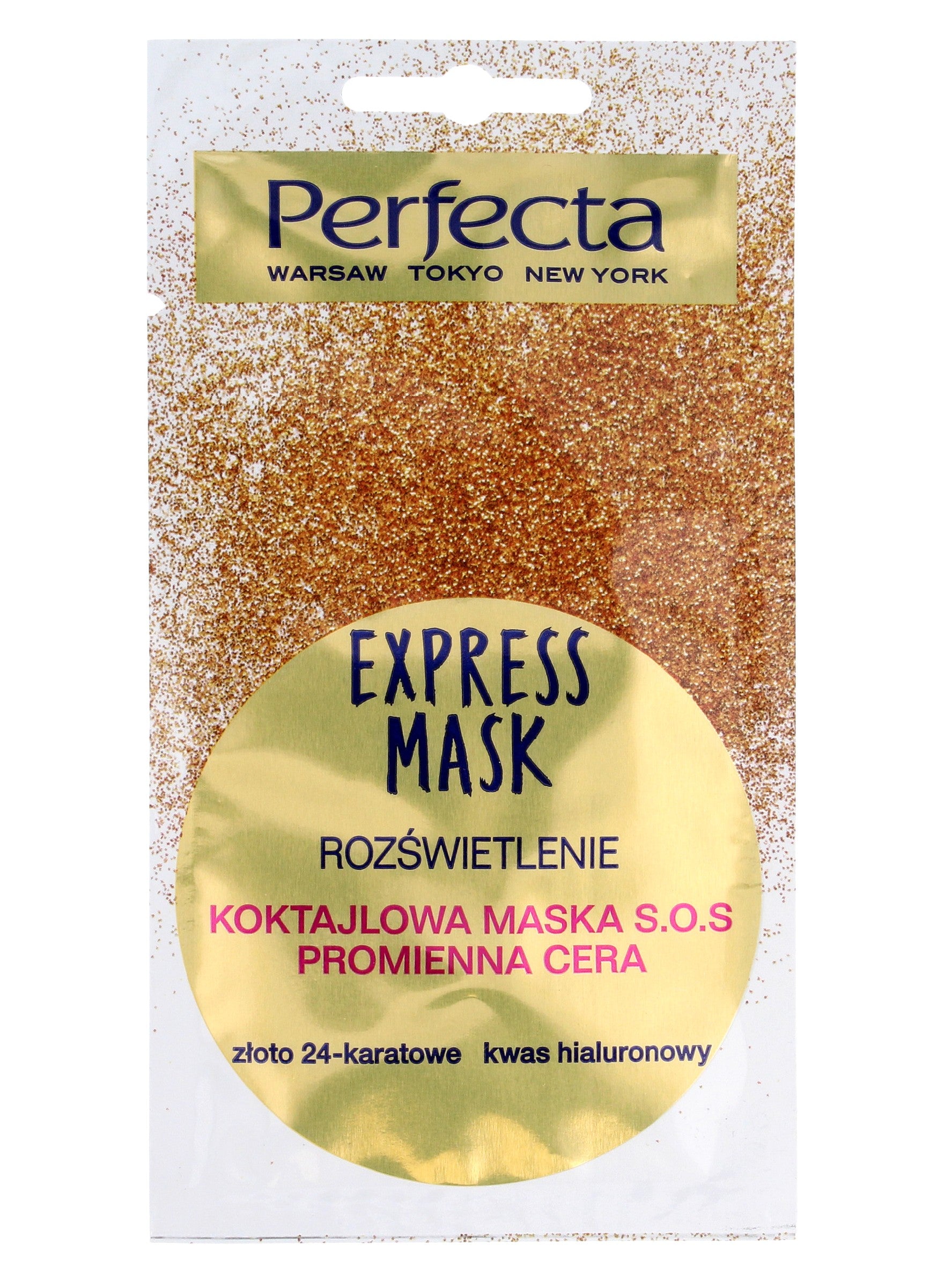 Perfecta Express kaukė S.O.S. šviesinanti kokteilinė kaukė 8ml | Vaistine1.lt