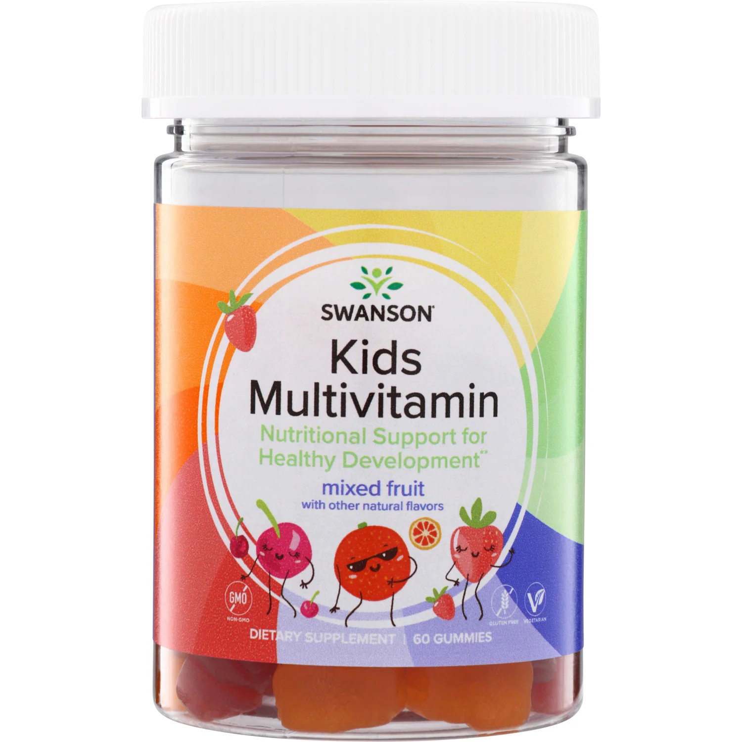 Kids Multivitamin Gummies - Mixed Fruit - 60 Gummies - Swanson