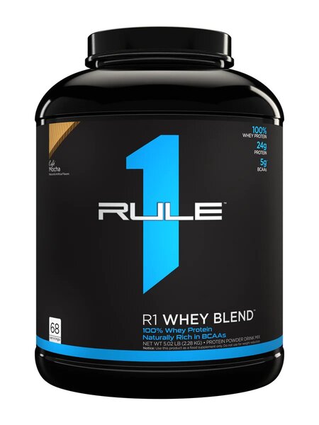 R1 Whey Blend, Cafe Mocha - 2280g - Rule One