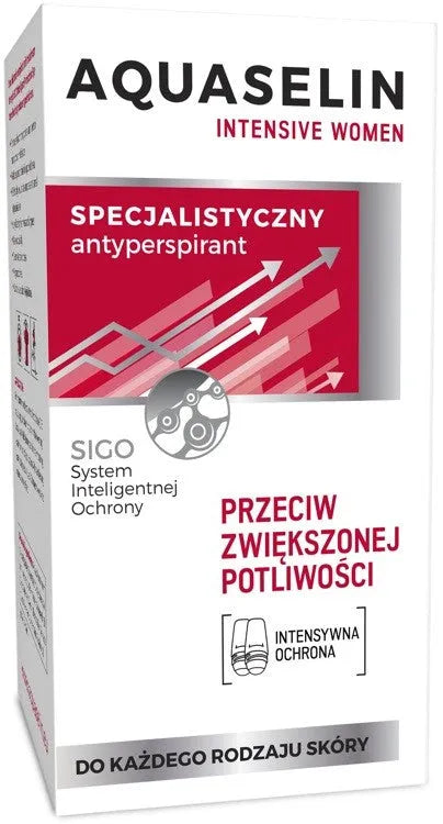 AA Aquaselin Intensyvus roll-on dezodorantas moterims 50ml - Kosmetika