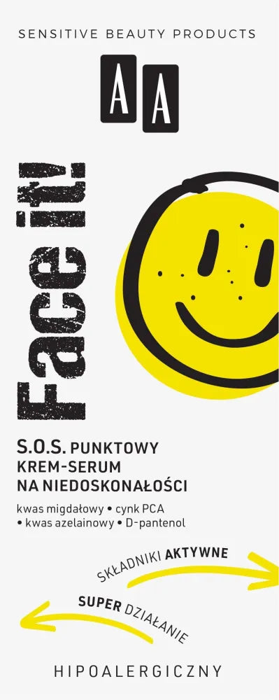 AA Face It! SAUCE. Spot Cream-Serum odos trūkumams 15ml - Kosmetika