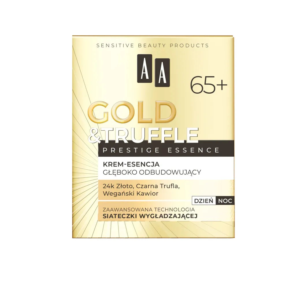 AA Gold & Truffle Prestige Essence 65+ Ultra atjauninantis kremas-esencija dienai/nakčiai 50 ml - Kosmetika