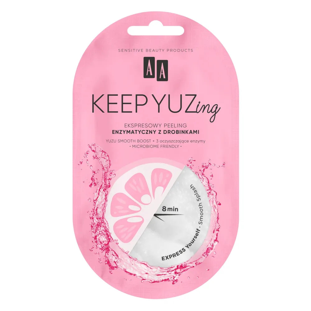 AA Keep Yuzing Express enziminis šveitimas su dalelėmis 7 ml - Kosmetika
